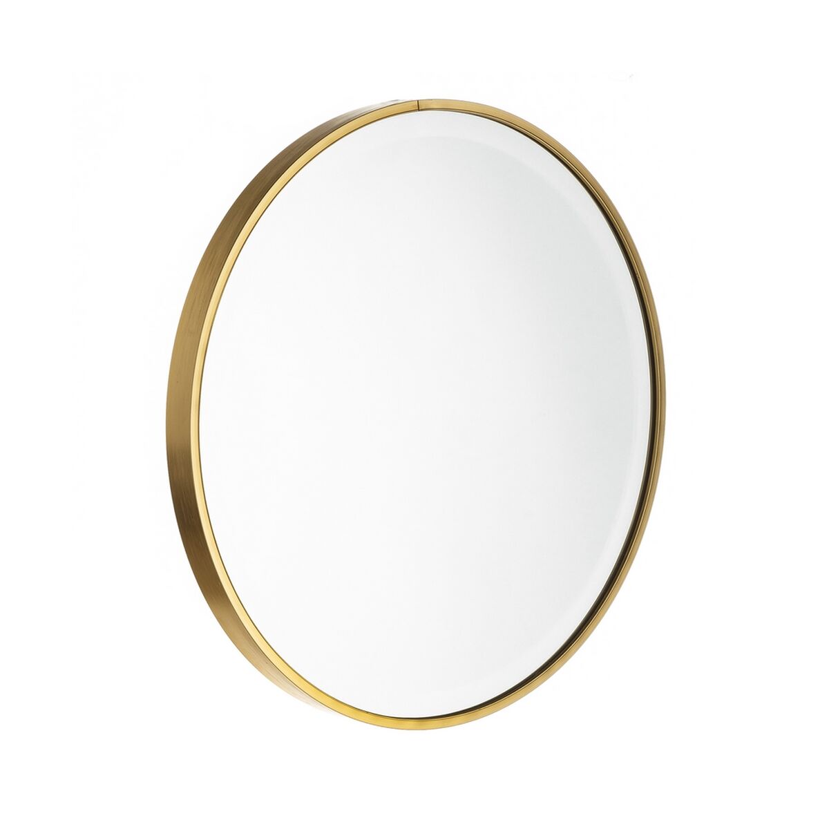Wall mirror 40 x 2,8 x 40 cm Crystal Golden Aluminium-0