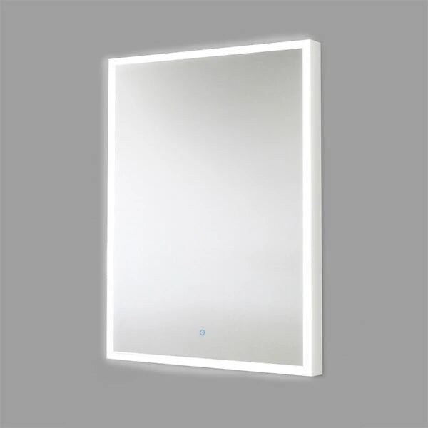 LED Mirror Muatoa Delux i vit med dimmer, olika storlekar