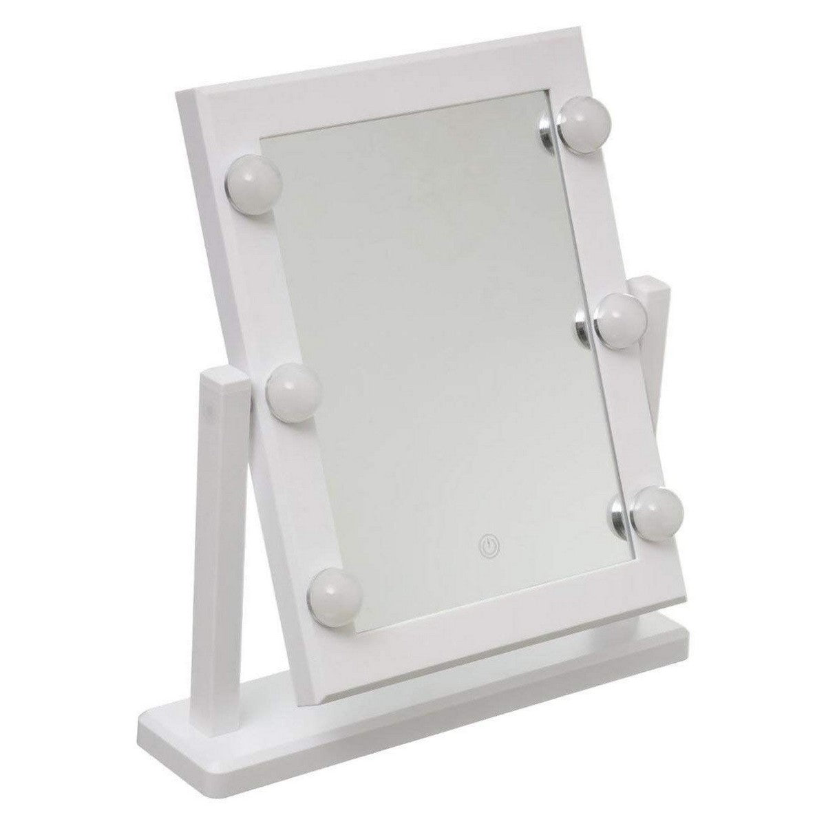 Tabletop Touch LED Mirror 5five Hollywood White 37 x 9 x 40,5 cm-0