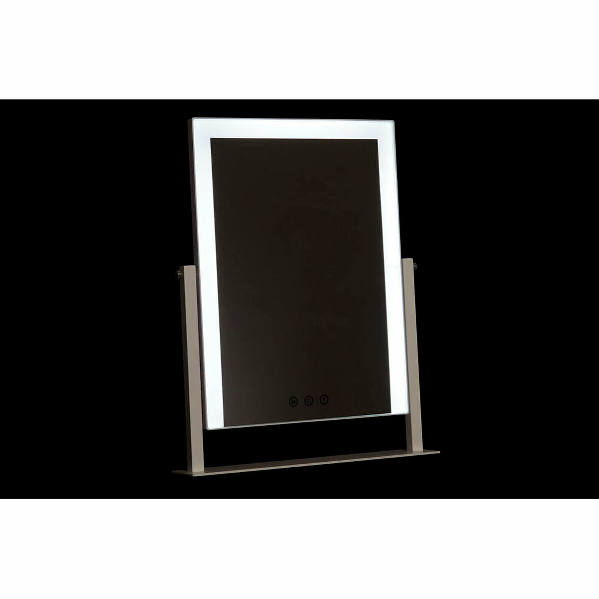 Tabletop Touch LED Mirror DKD Home Decor Metal White (35 x 2 x 45 cm)-4