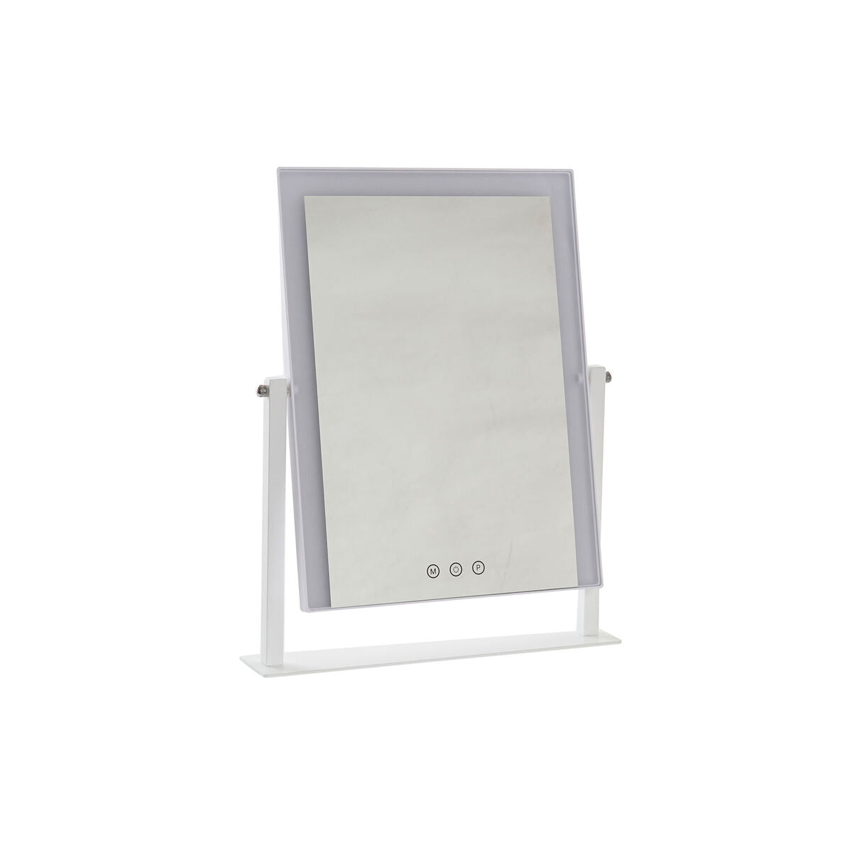 Tabletop Touch LED Mirror DKD Home Decor Metal White (35 x 2 x 45 cm)-0