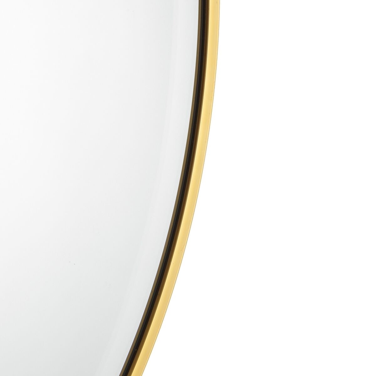 Wall mirror 40 x 2,8 x 40 cm Crystal Golden Aluminium-2