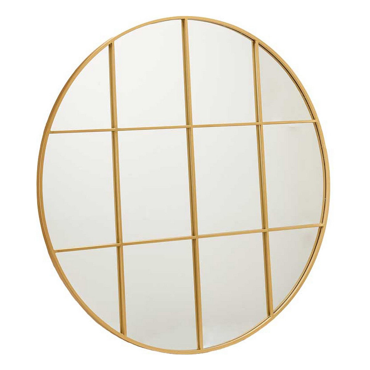 Wall mirror Circular Golden Metal (100 x 2,5 x 100 cm)-0