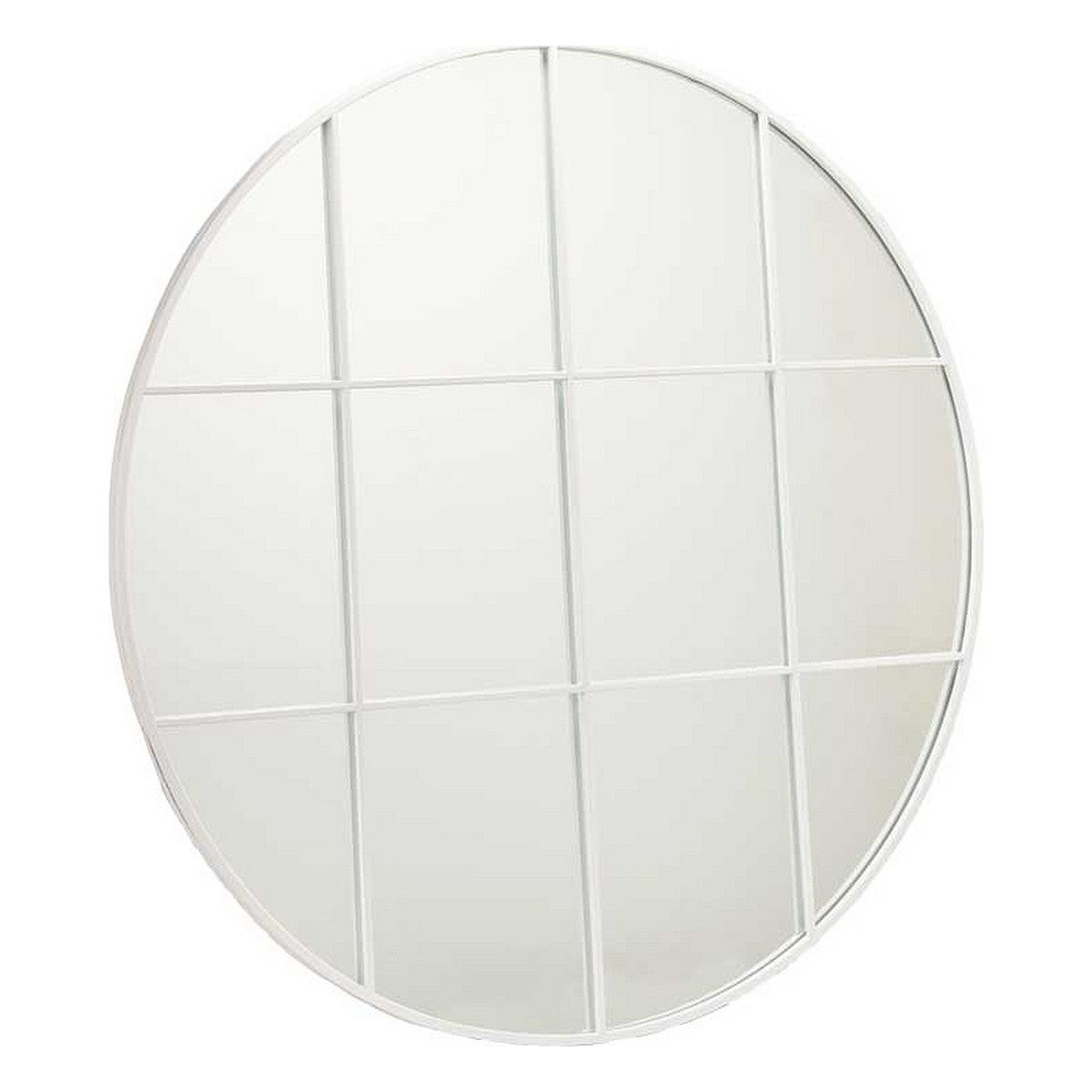 Wall mirror Circular Metal White (100 x 2,5 x 100 cm)-0