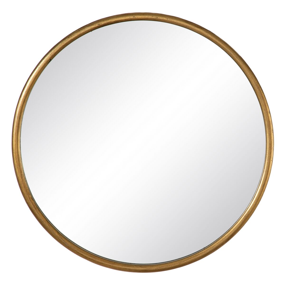 Stensko ogledalo 51 x 2,5 x 51 cm Zlat Kovina-5