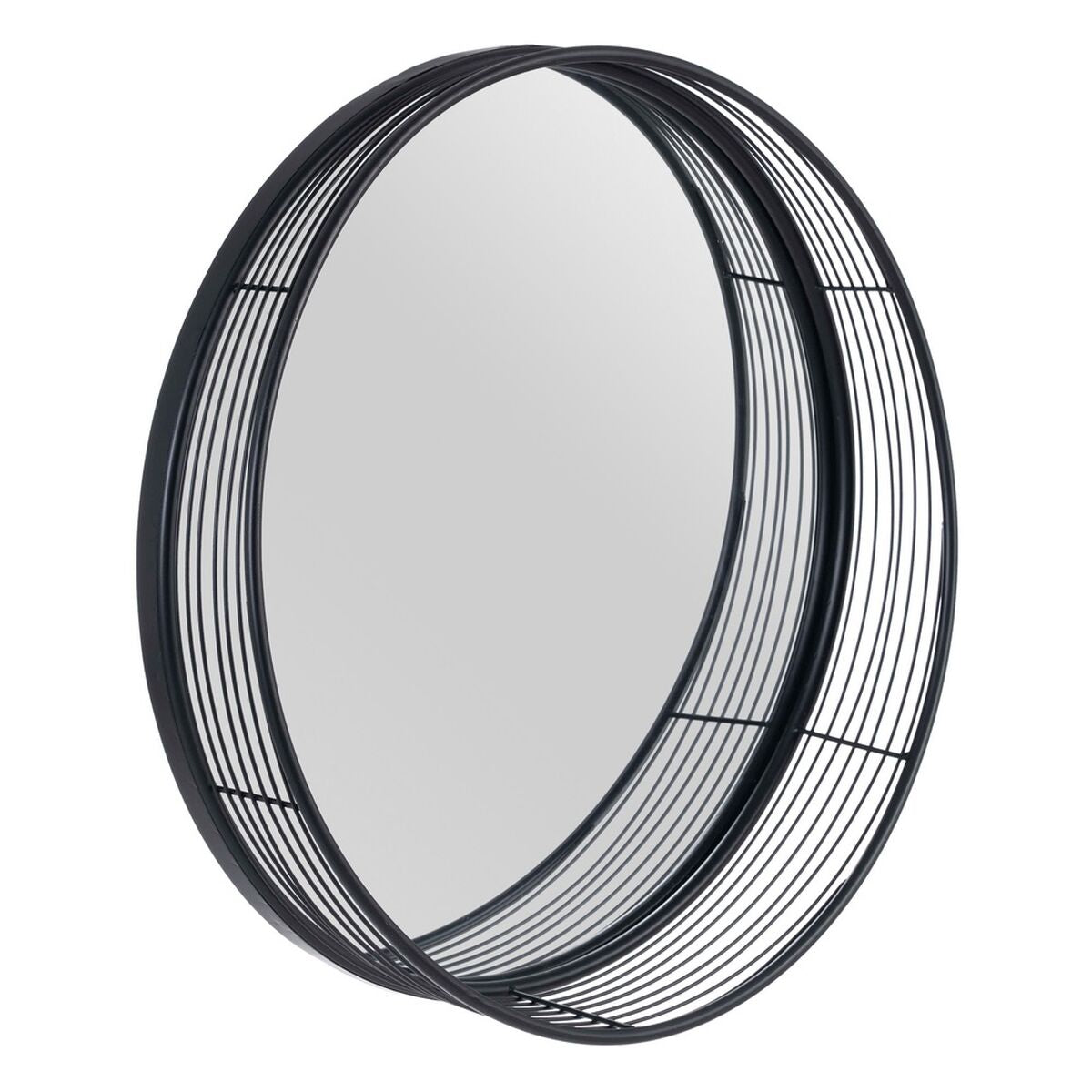Wall mirror 60,5 x 15,5 x 60,5 cm Black Metal-3
