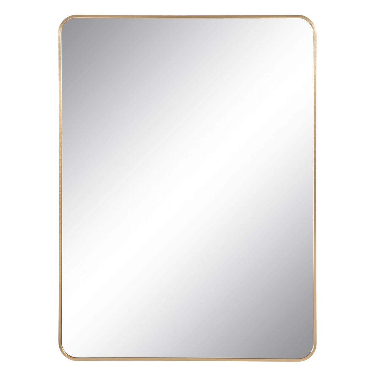 Wall mirror Golden Aluminium Crystal 76 x 3 x 101 cm-0